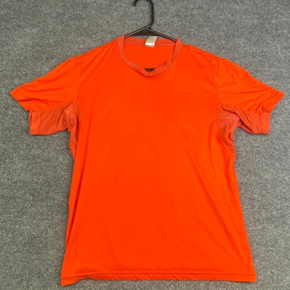 Decathlon Quechua Womens Orange Short Sleeve Hiking T-Shirt Size S 76533